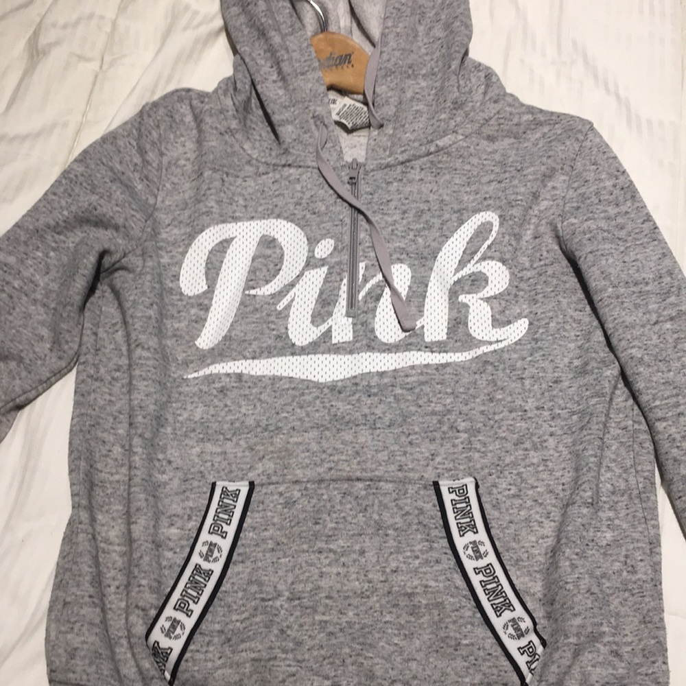 pink hoodie xs